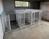 Metalen hondenbench paneel ECO - gaas 5x5cm - 3,2x1,3m - maatwerk - 4 delen